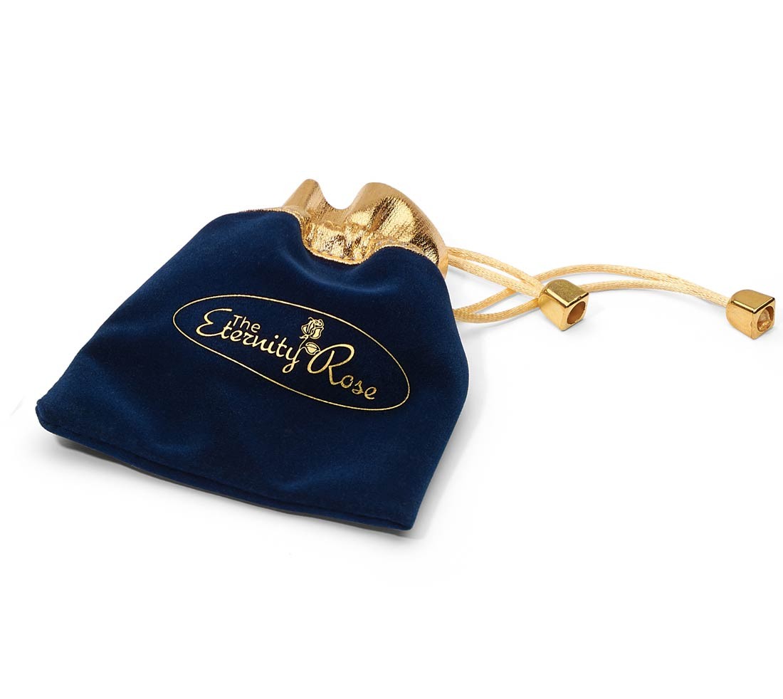 blue glazed rose pendant in leaf theme 24k gold blue gold red