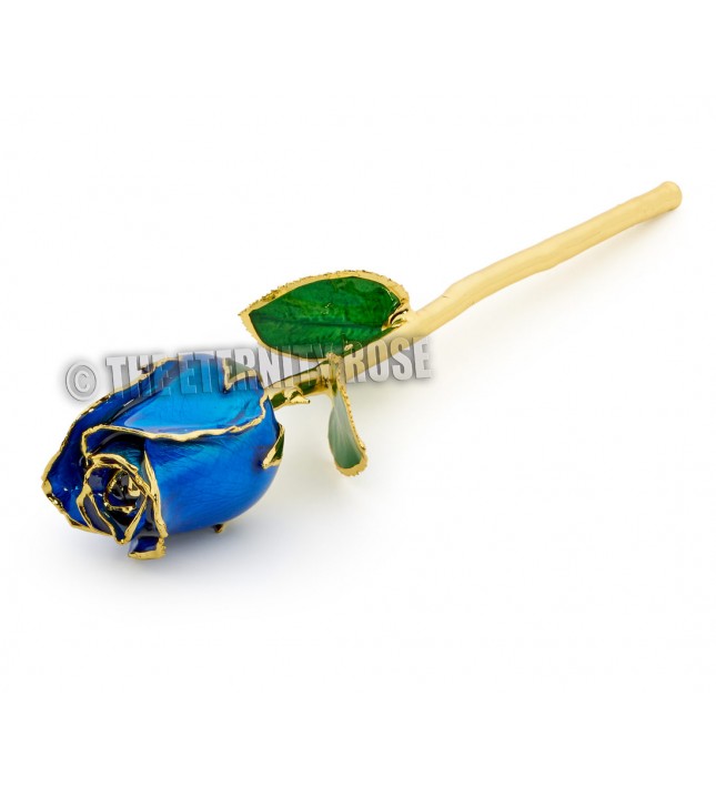 Blue deals rose pendant