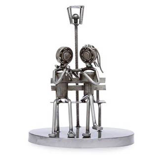 Romantic iron figurines