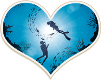 Couple underwater